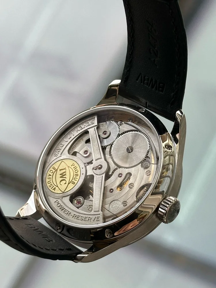 White Gold Blue Dial